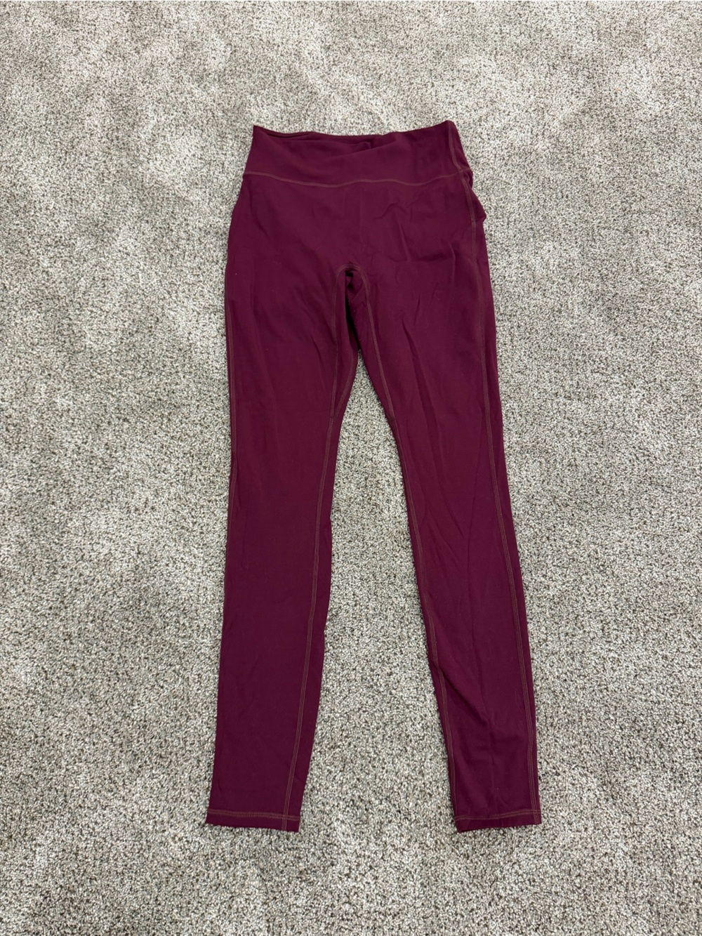 Fabletics High-Waist Leggings in Burgundy